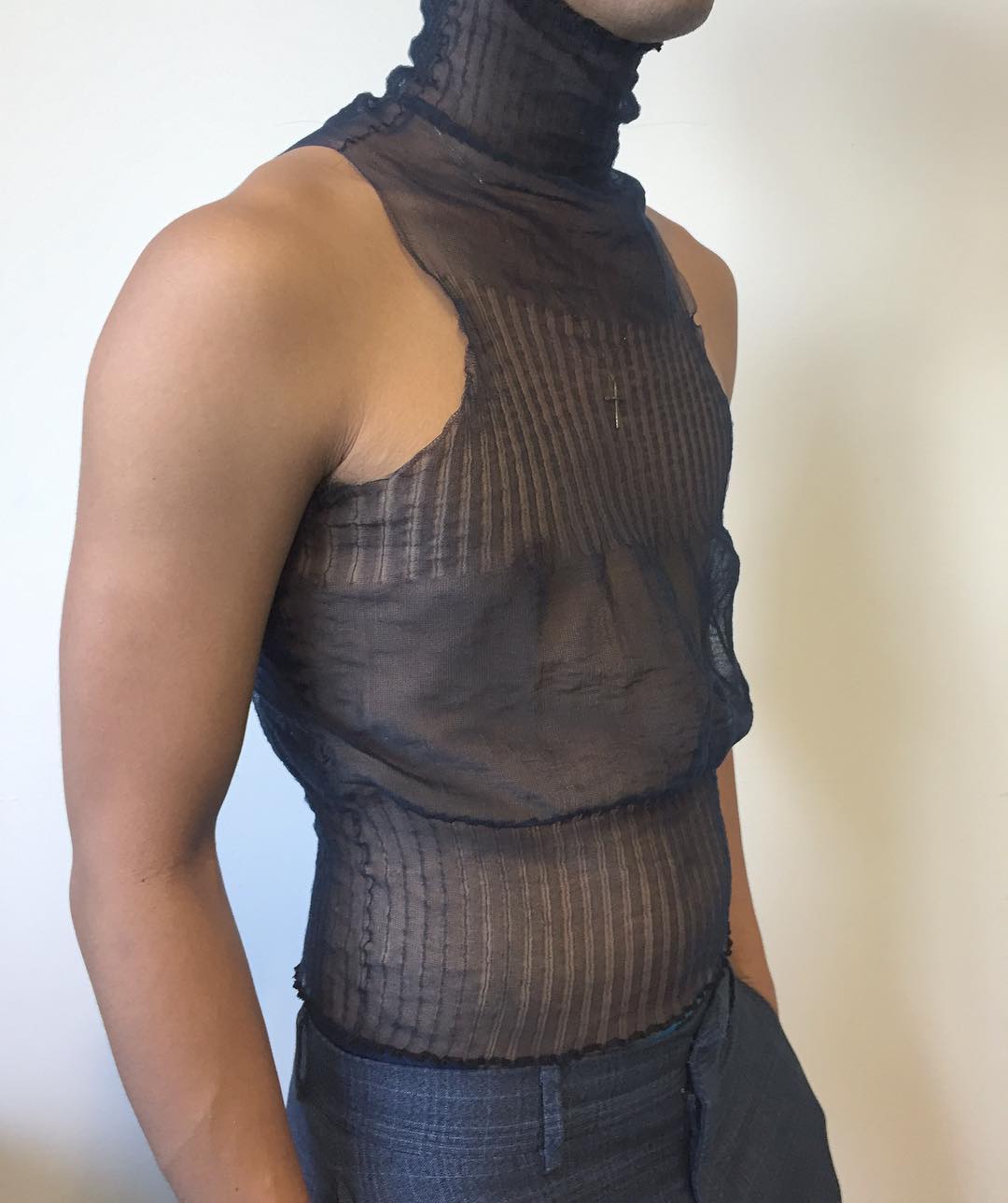 Monofilament Turtleneck