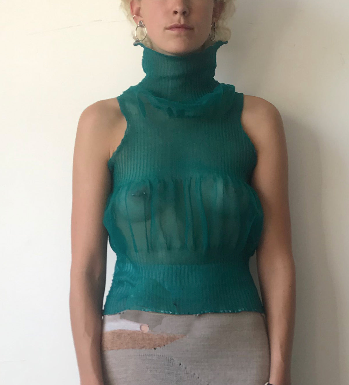 Monofilament Turtleneck