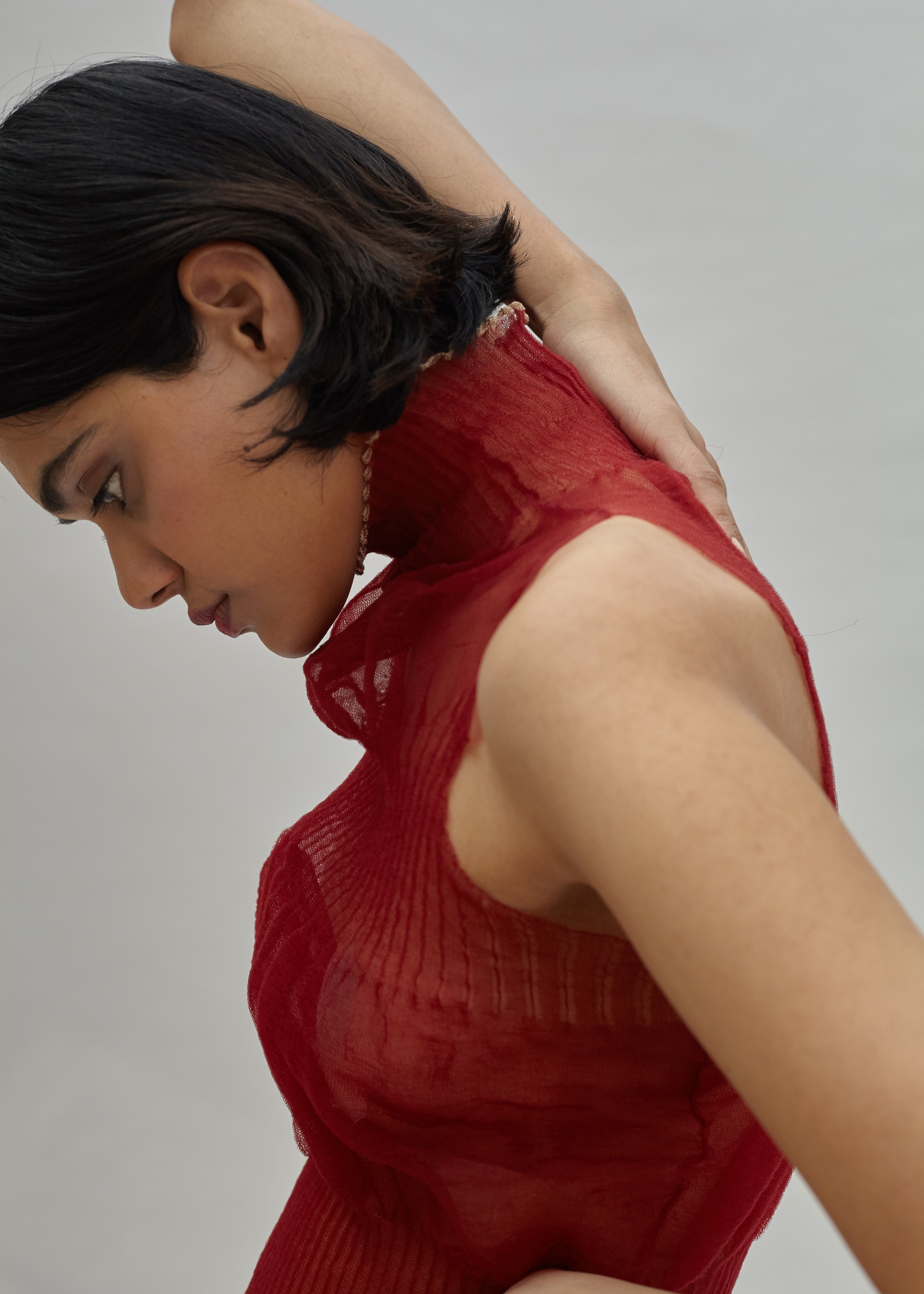 Monofilament Turtleneck