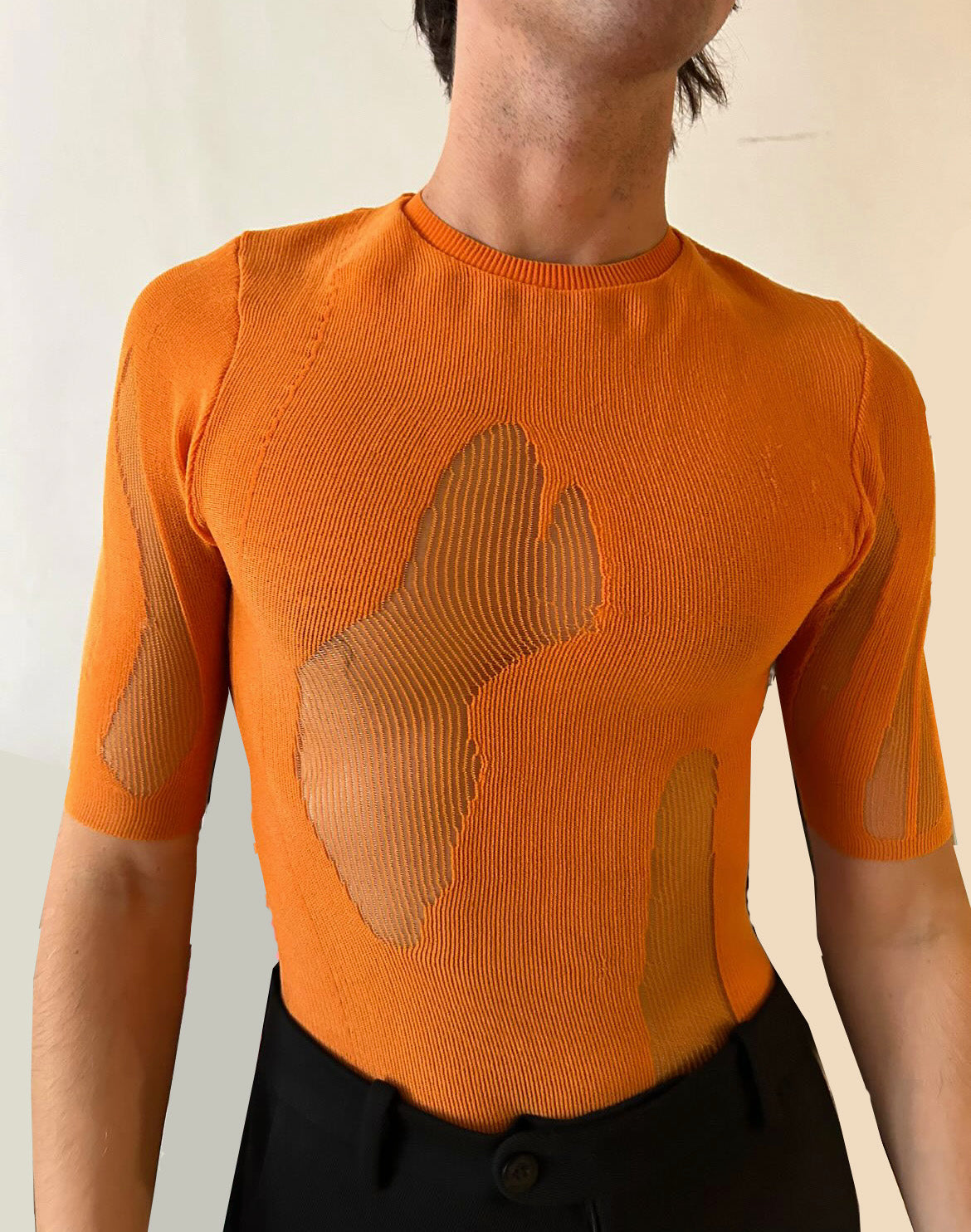 Drop Stitch Top - Short Sleeve